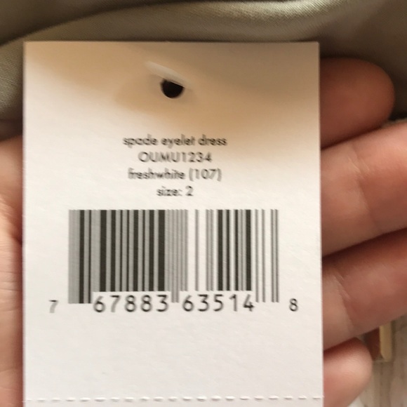 Kate Spade NY White cotton dress - Picture 3 of 4